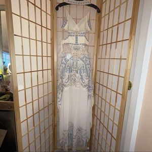 BCBG Maxi Evelina Cut Out Dress